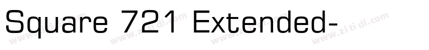 Square 721 Extended字体转换